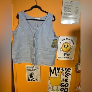 Blue Blouse Size XXL